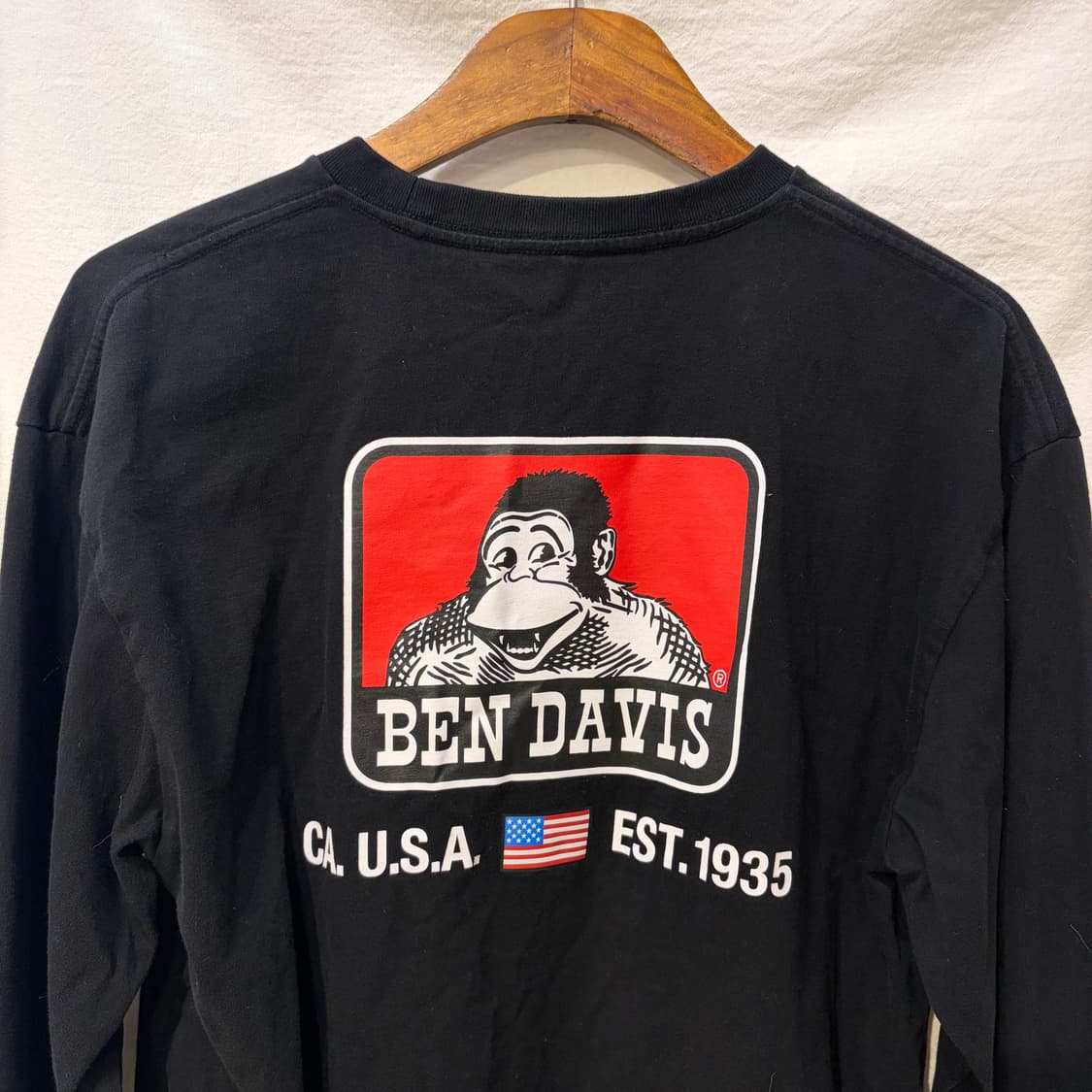 벤데이비스 블랙 긴팔 티셔츠 상품이미지6