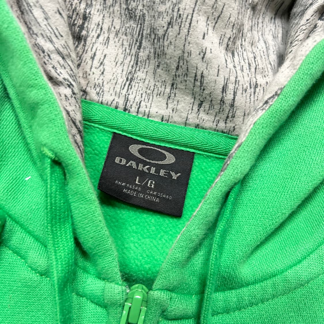 오클리(Oakley)그린 로고 후드집업 상품이미지4