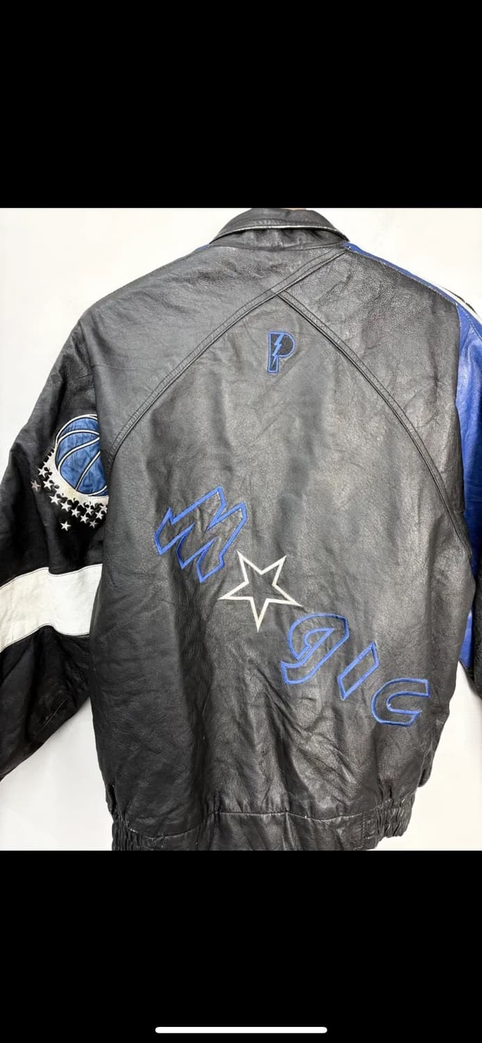 프로플레이어 NBA 올랜도매직 올드스쿨 레더 자켓 H2223 상품이미지8