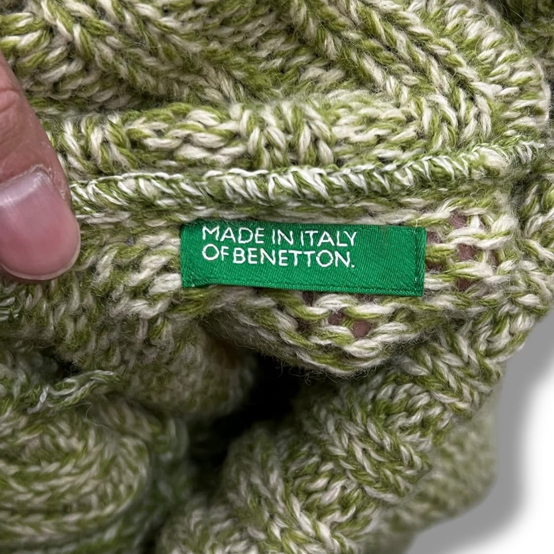  베네통 터틀넥 니트 y14404 상품이미지6