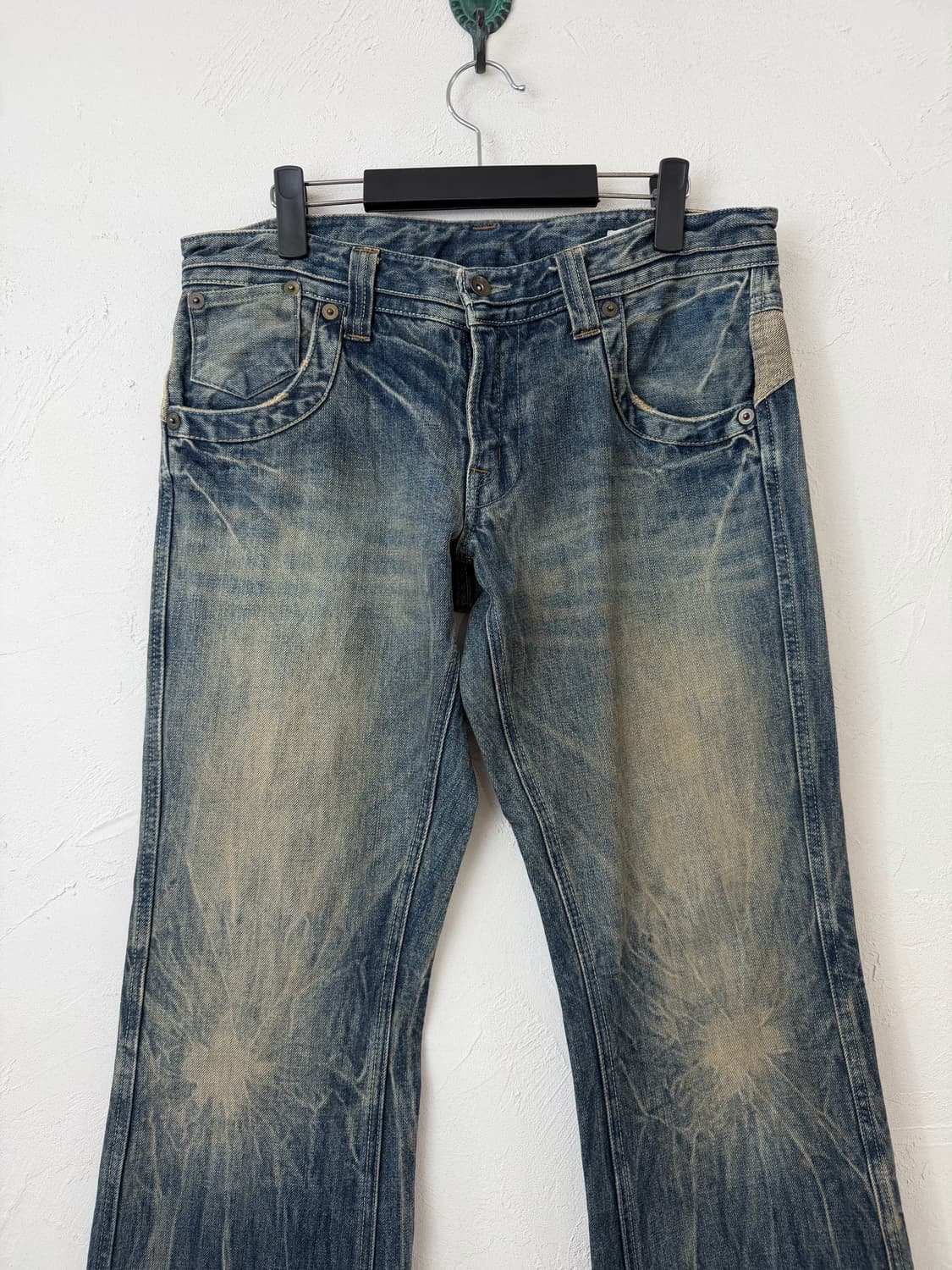 semanticdesign 워시드 부츠컷 진 (XL) 상품이미지2