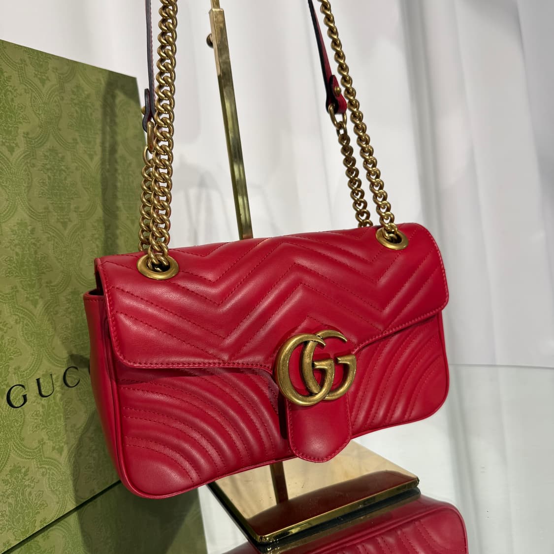 구찌 마몬트 마틀라세 미디움 숄더백 상품이미지3