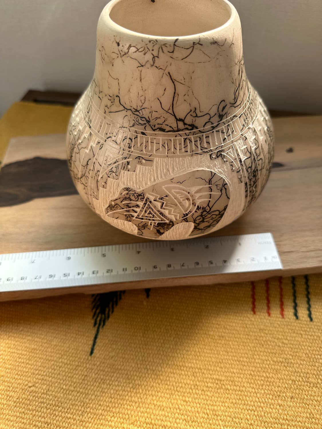 J Tso Navajo Horsehair Pottery Vase 상품이미지7