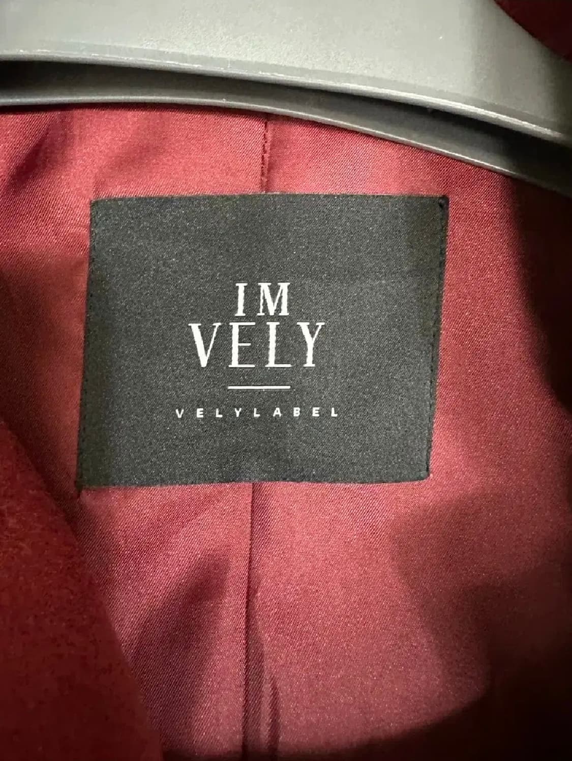 임블리 버건디코트 레드코트 상품이미지6