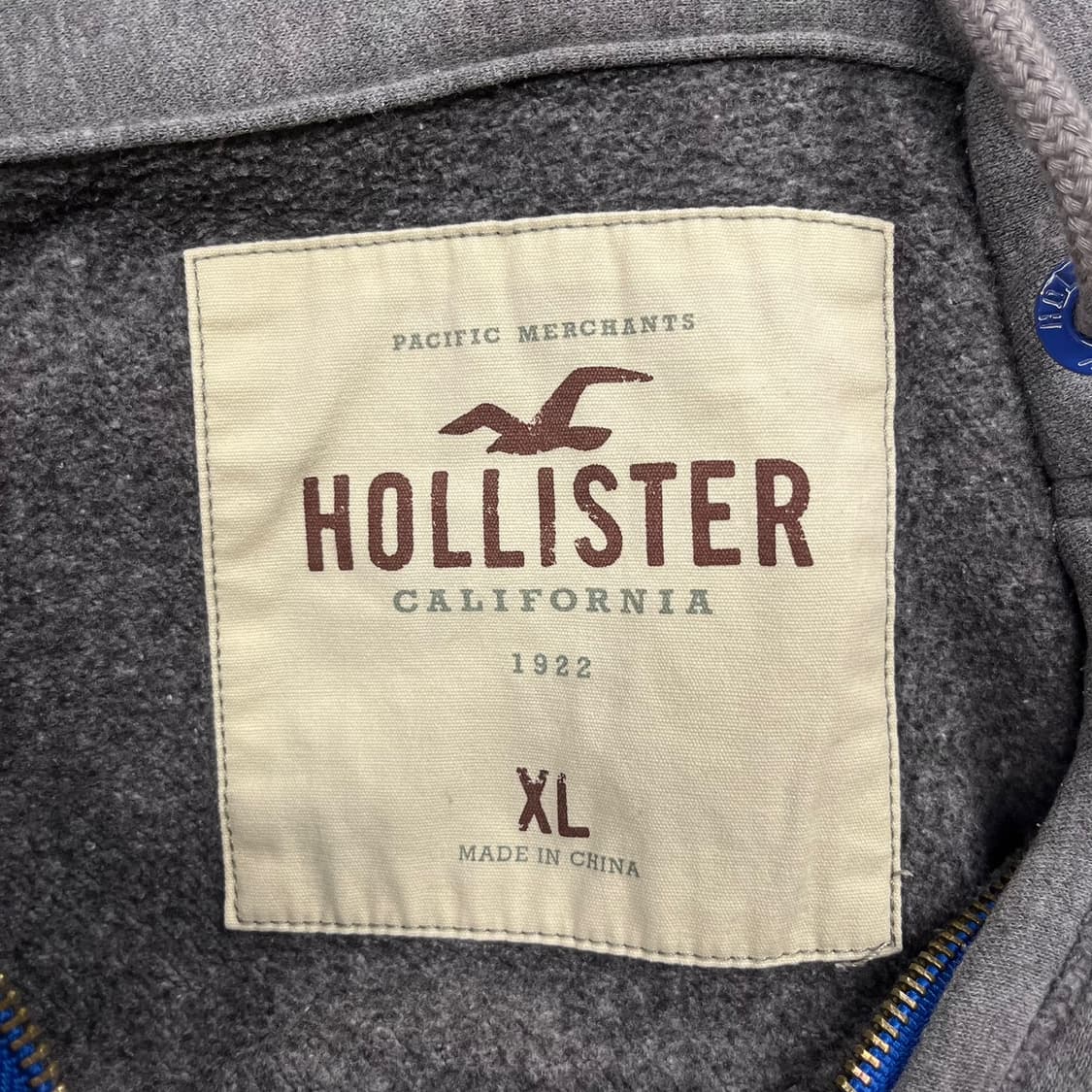 홀리스터 그레이 블루 후드집업 상품이미지5