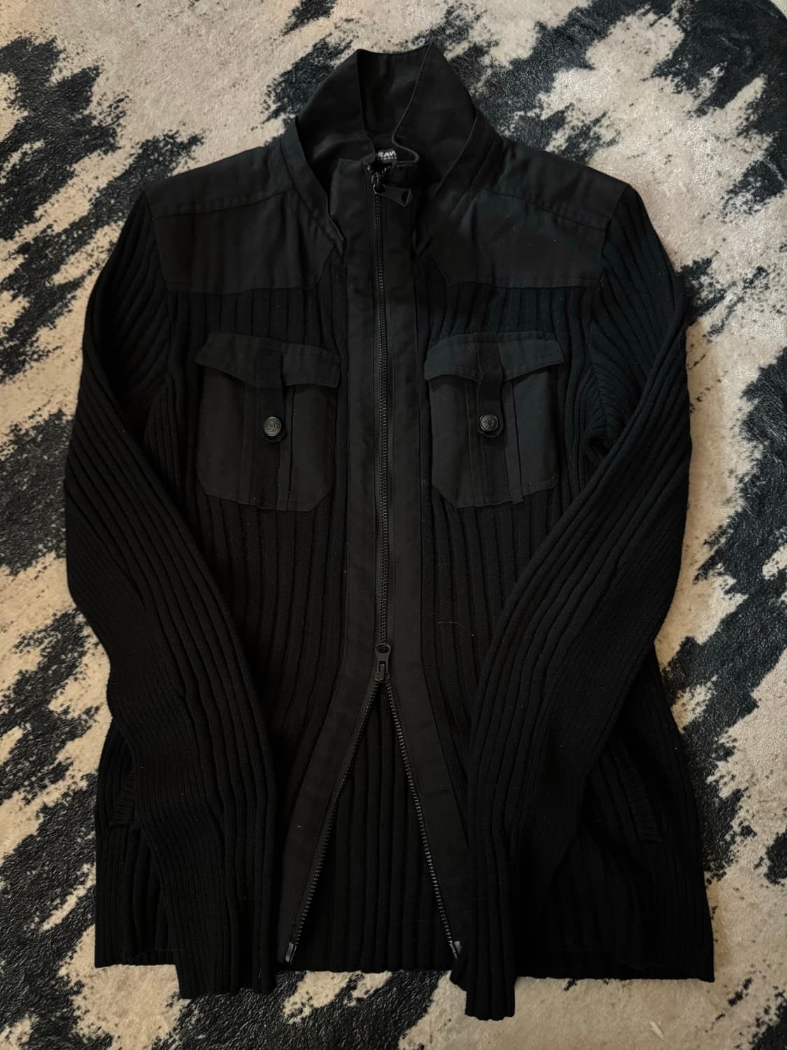 투웨이 니트 집업 상품이미지1