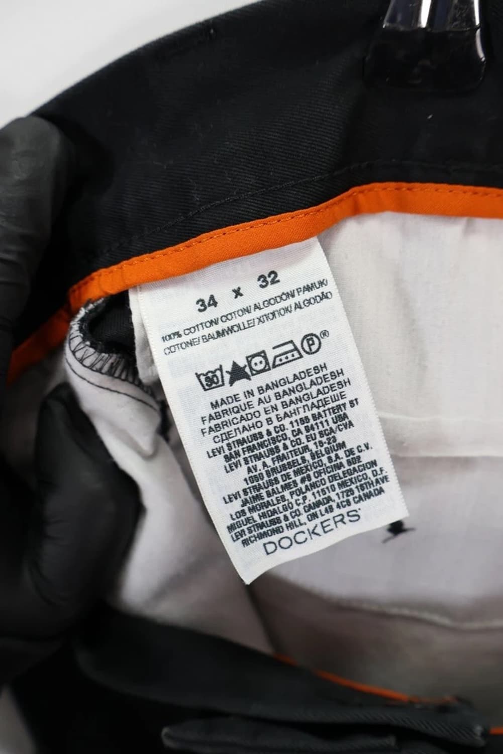 Dockers D3 Classic Black Chino Pants 상품이미지8