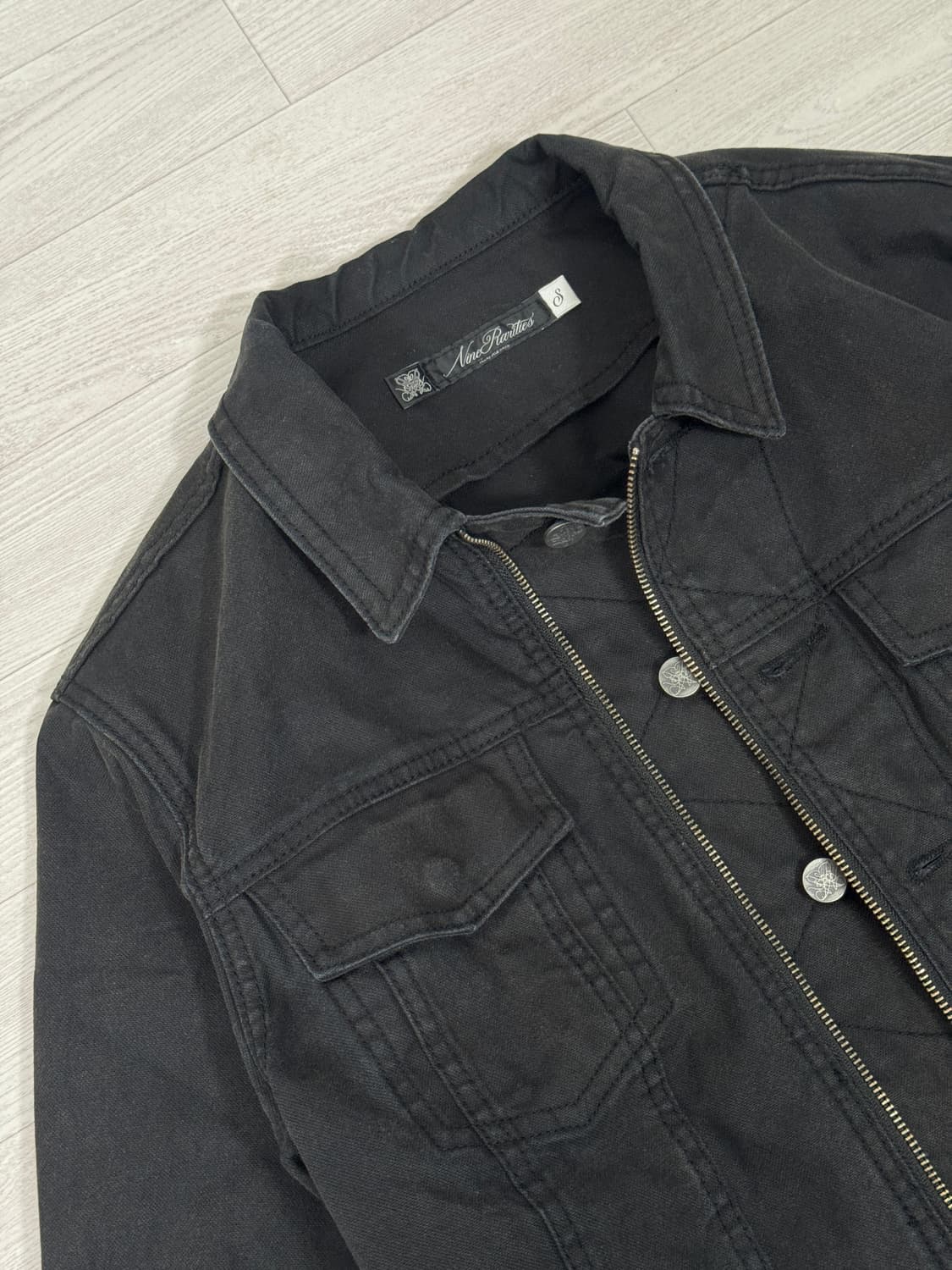 레어리티스 워시드 집 자켓 S 상품이미지7