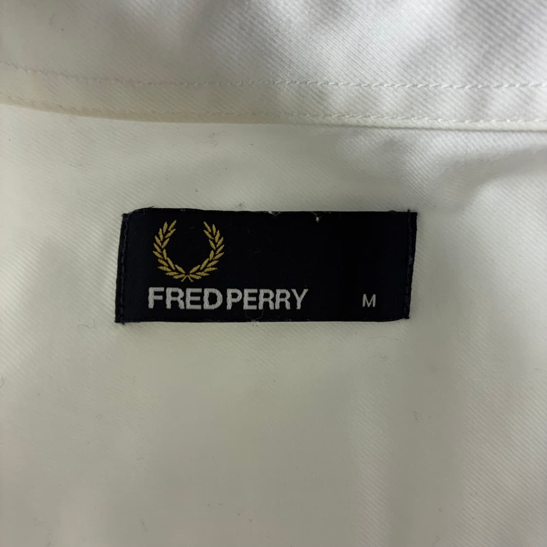 Fred perry  프레드페리 자수 코튼 화이트 옥스퍼드 셔츠 상품이미지5