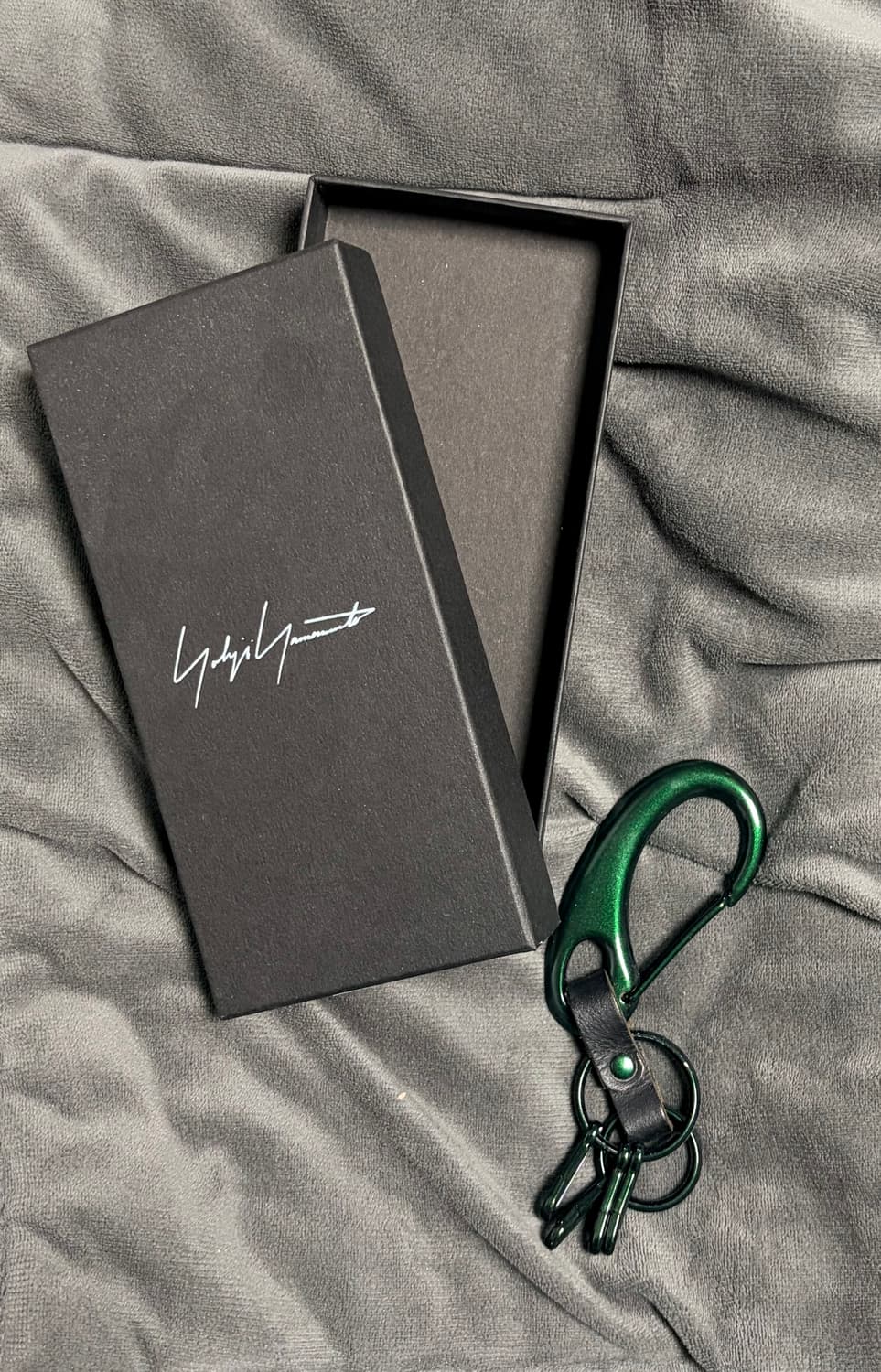 요지야마모토 카라비너 키체인 그린 상품이미지1