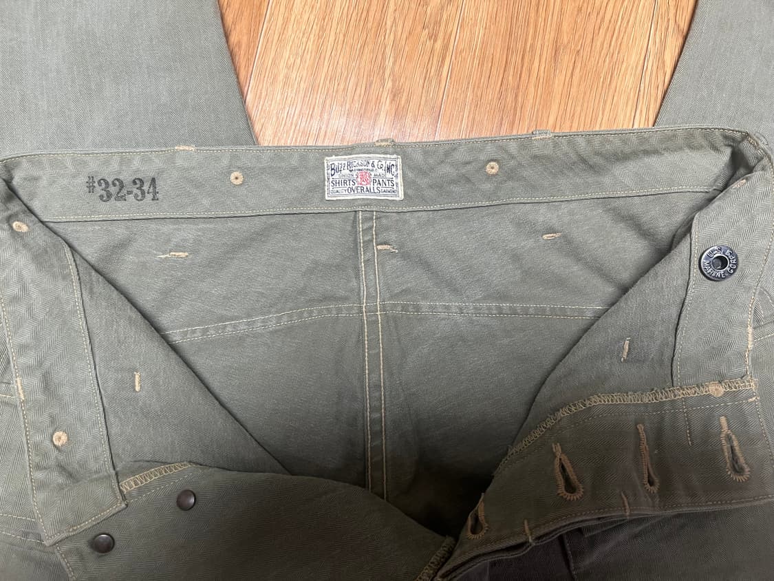 버즈릭슨 몽키팬츠 p-44 헤링본트윌 상품이미지2