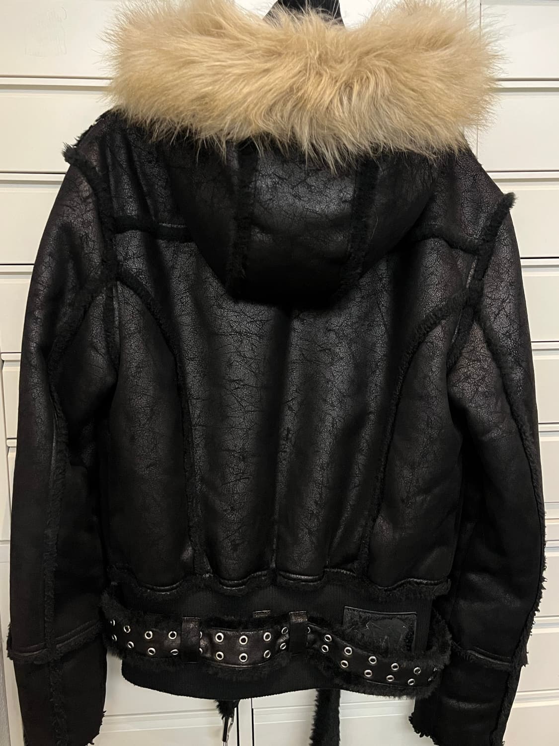 racer 블랙쉽스킨자켓 Black sheepskin jacket 상품이미지2