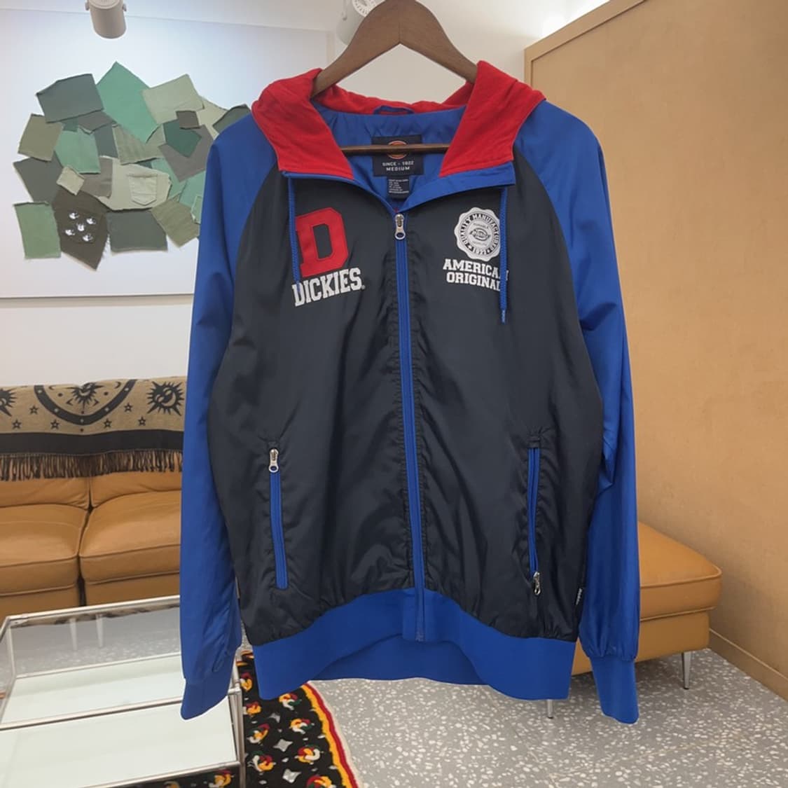 디키즈 올드스쿨 90's 레트로 배색 바람막이 집업 M C07127 상품이미지3