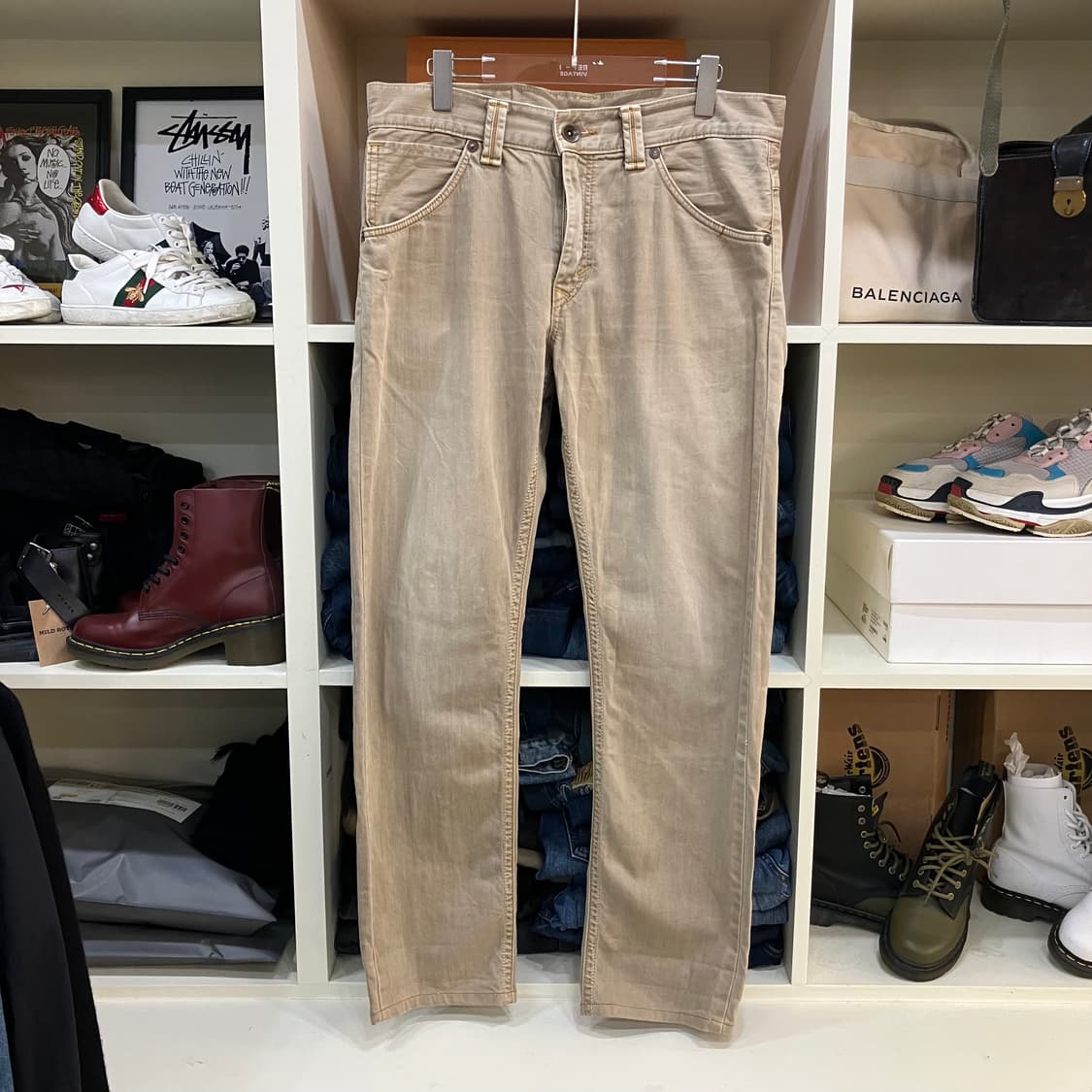 에드윈 웨스턴 포켓 디테일 베이지 데님 팬츠 34 상품이미지1