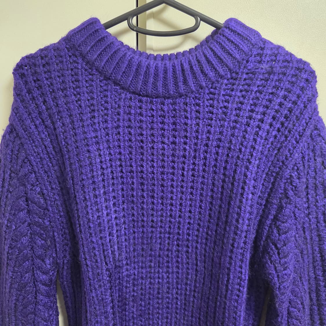 Top Shop 터키산 퍼플 니트 스웨터 M-L 상품이미지2