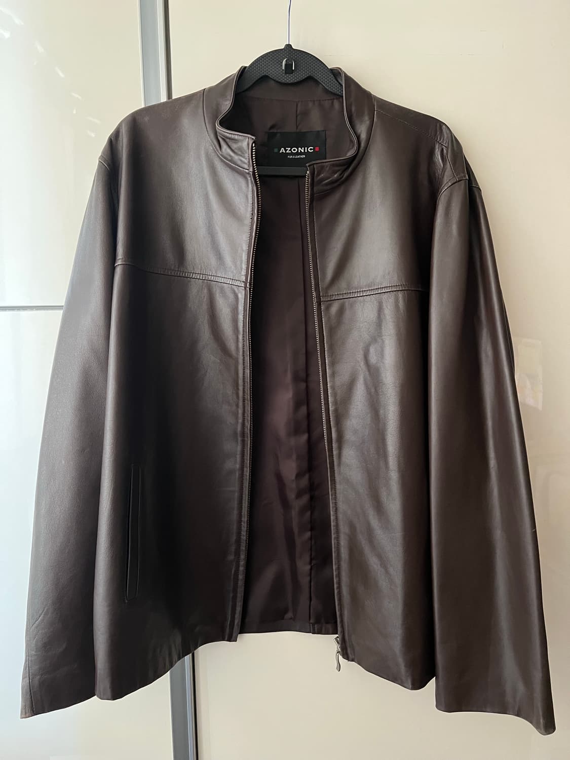 브라운 빈티지 양가죽 100 자켓 상품이미지1