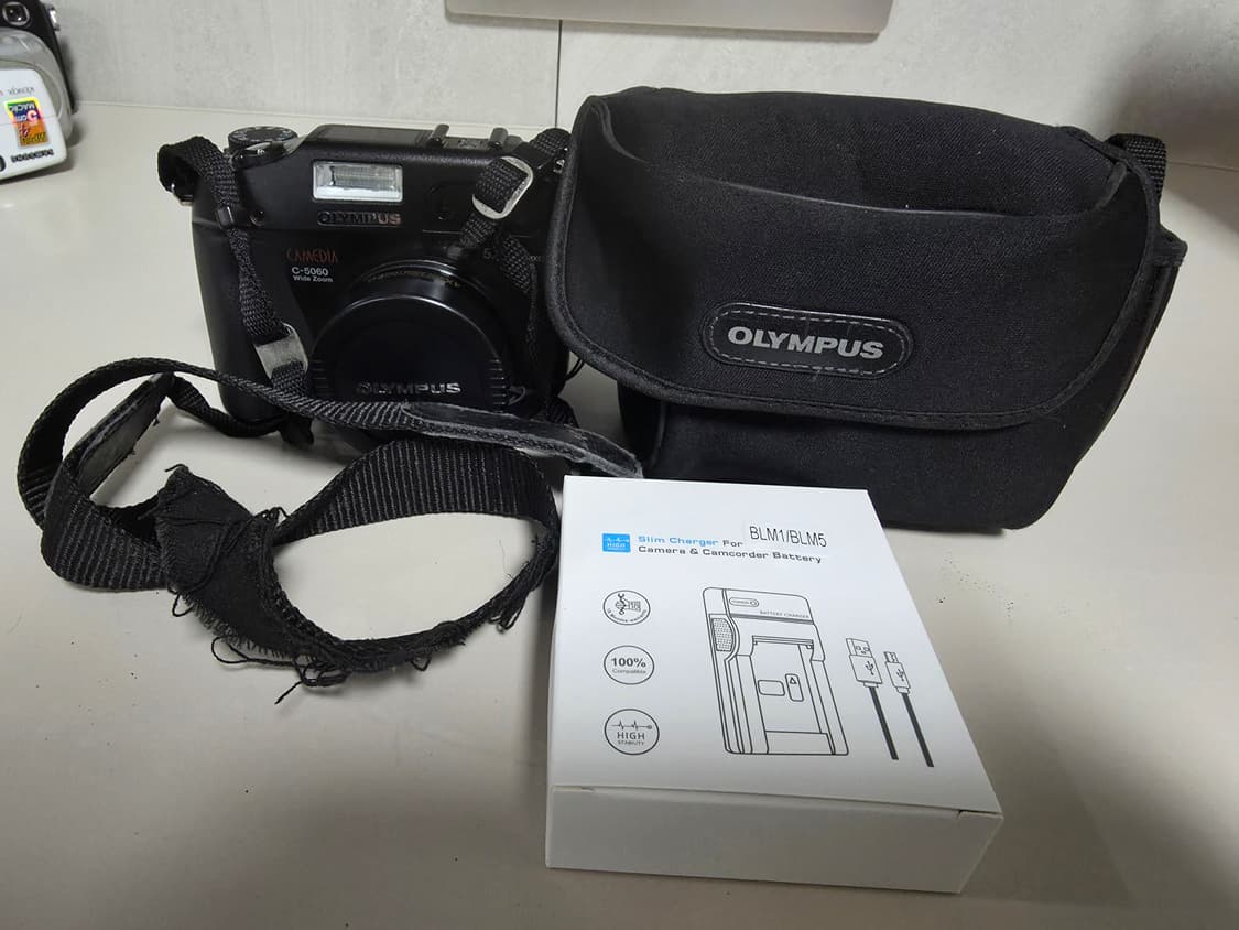 올림푸스 키메디아 C-5060 빈티지 디지털카메라 상품이미지9