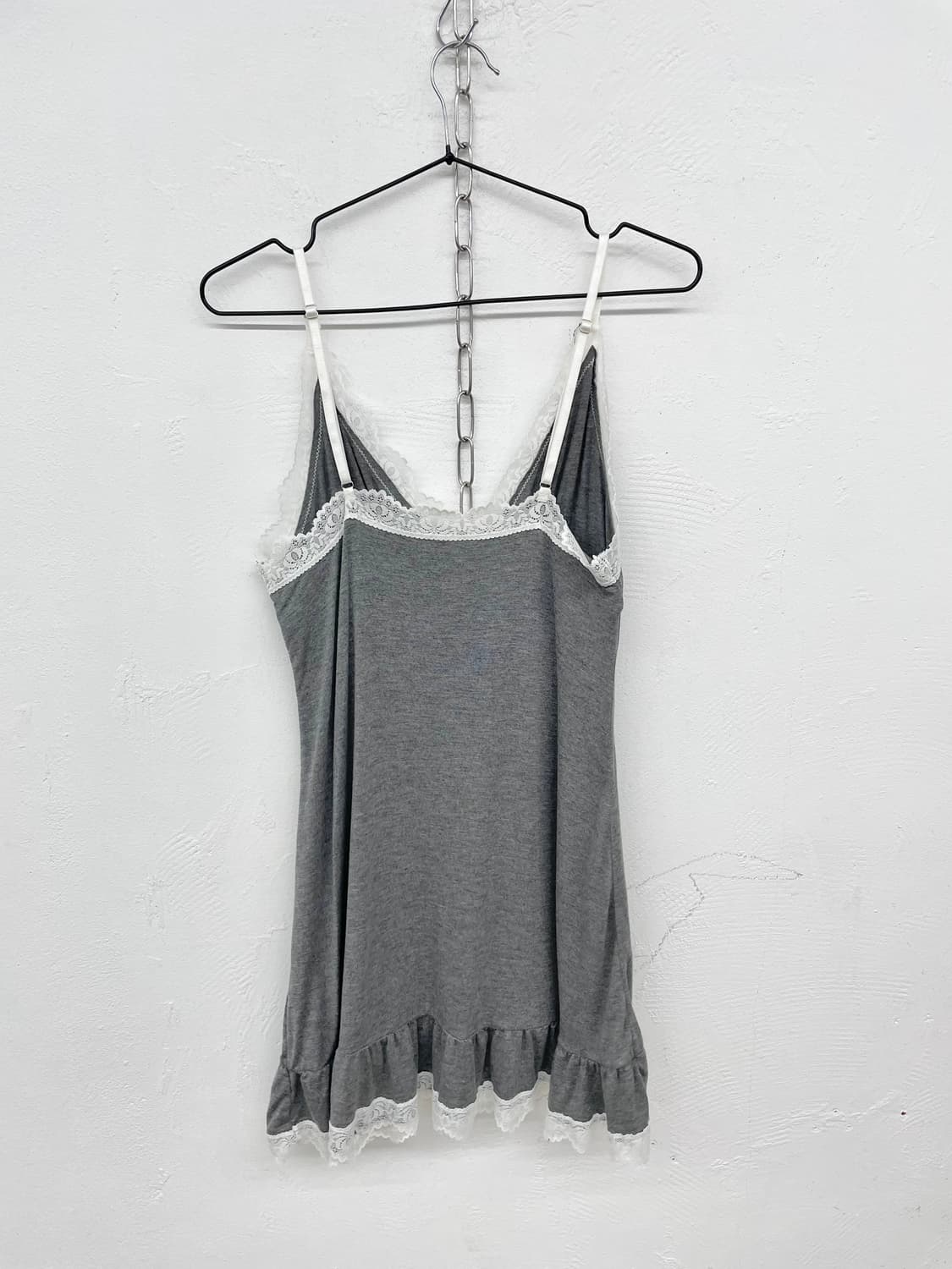 그레이 코지 레이스 슬립 상품이미지6