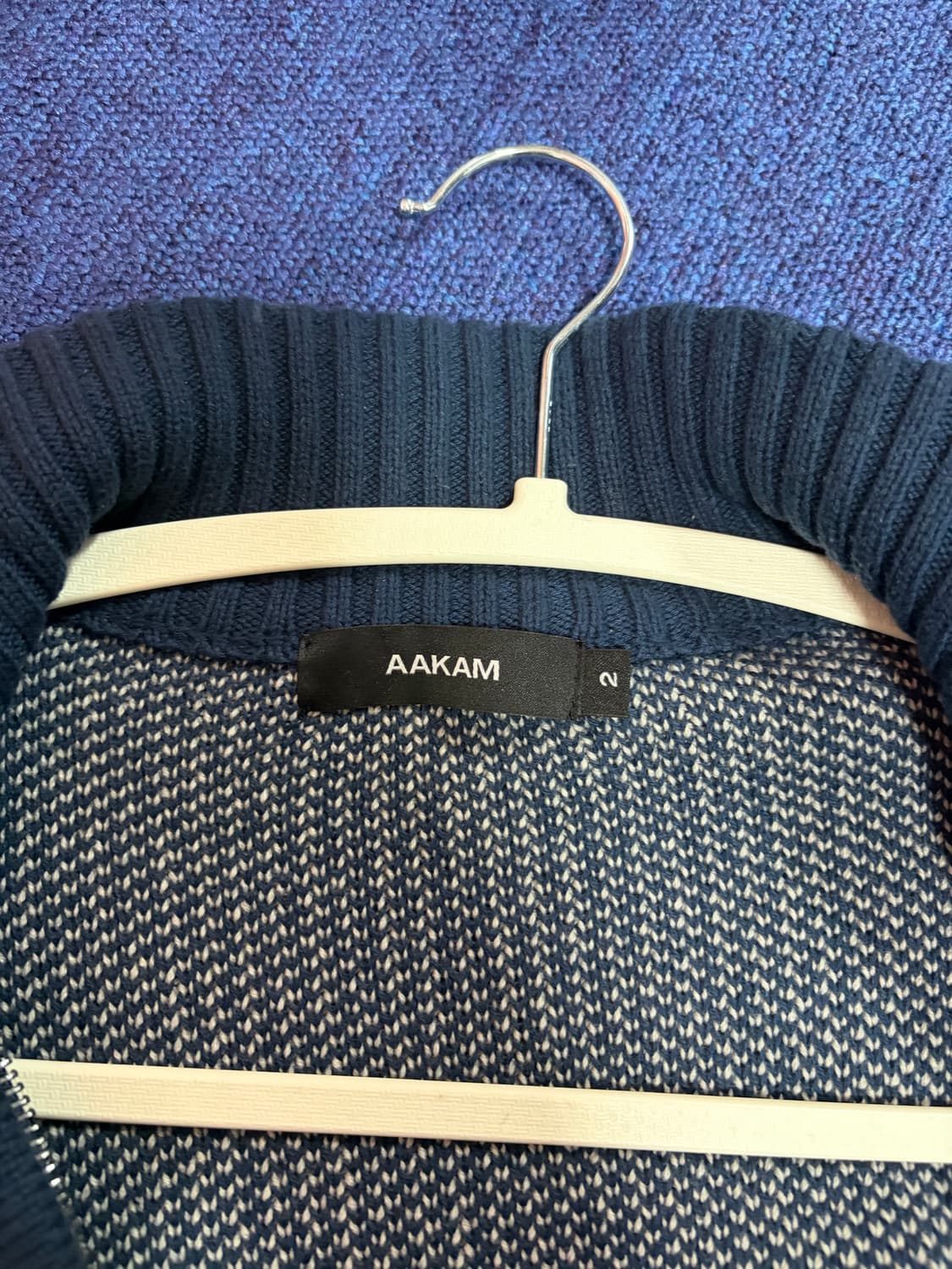 aakam 아캄 자카드 집업 스웨터 2 상품이미지4