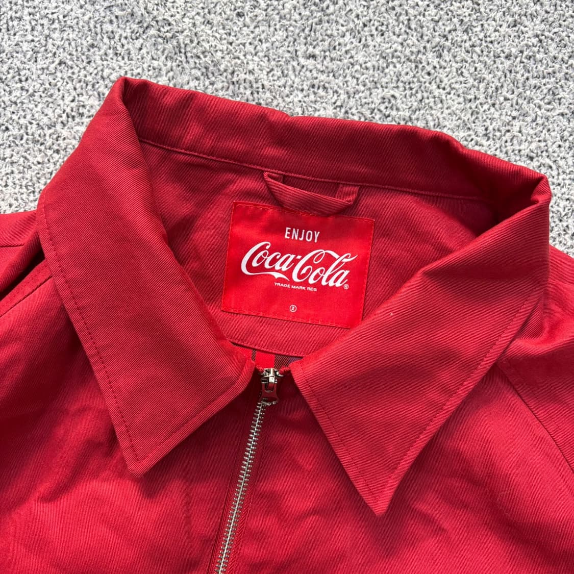 4XL-5XL 코카콜라 블루종 자켓 0331J 상품이미지2