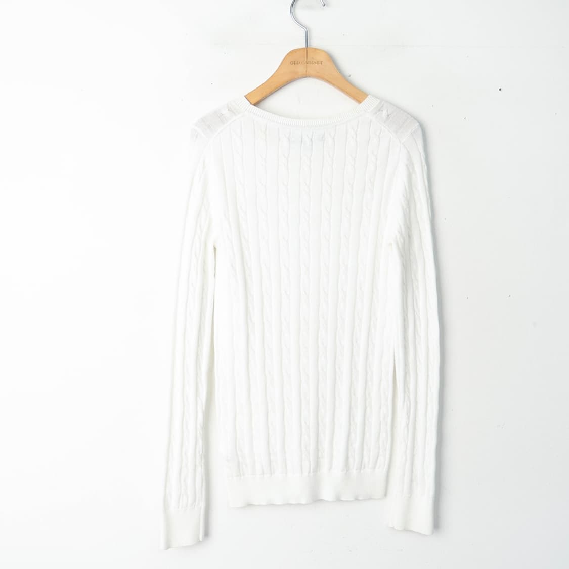 44/타미 코튼 케이블 니트티  상품이미지2