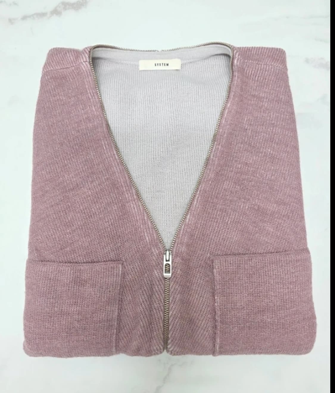 한섬 시스템 SYSTEM 집업 가디건 F 상품이미지4