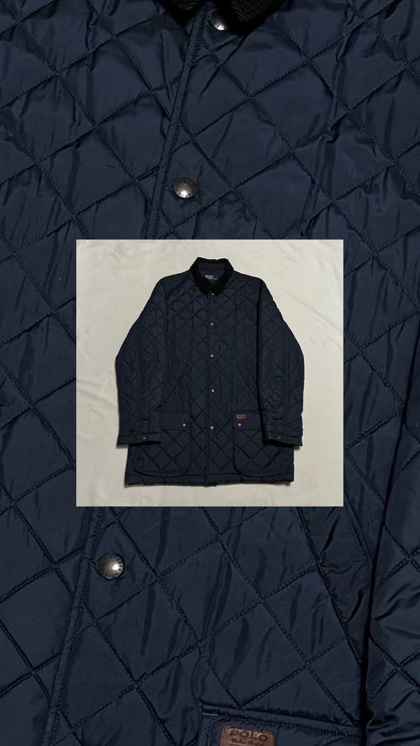 폴로랄프로렌 퀄팅 자켓 상품이미지1