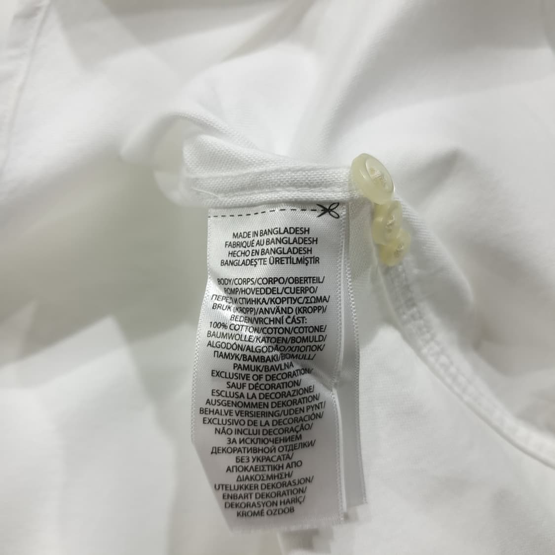 CL466 2XL 폴로 코튼 멀티포니 옥스포드 화이트 셔츠 남방 상품이미지7