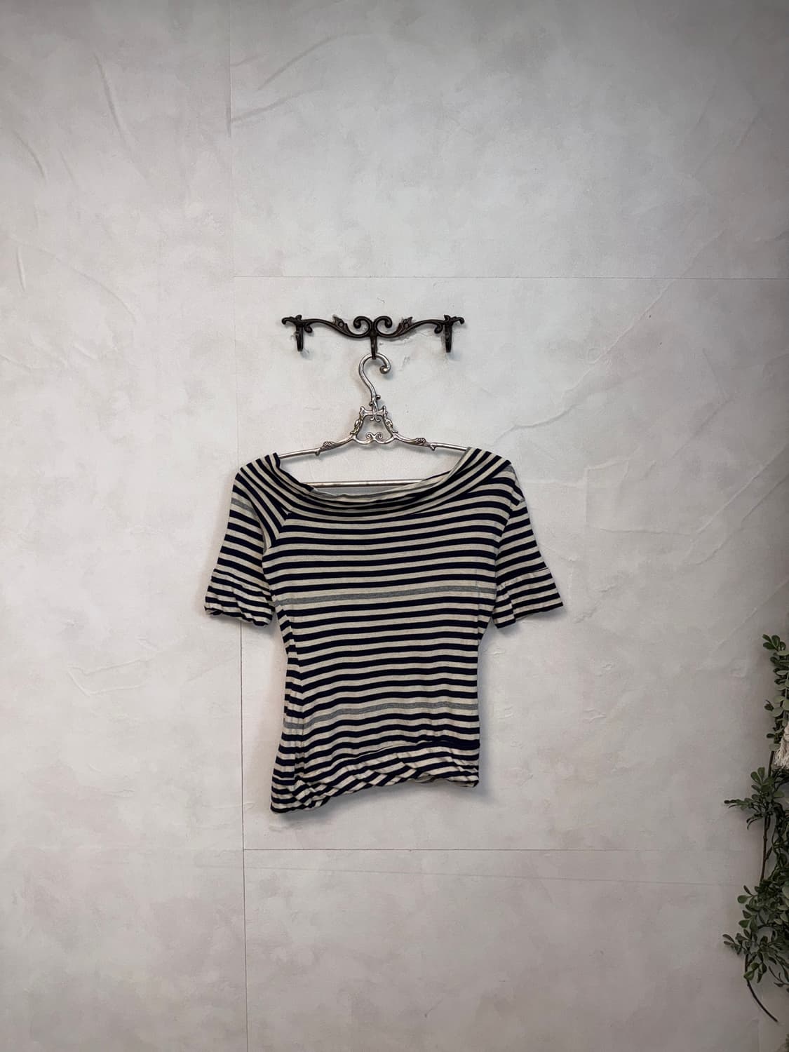 Vivienne Westwood stripe cowl 오프숄더 t 상품이미지4