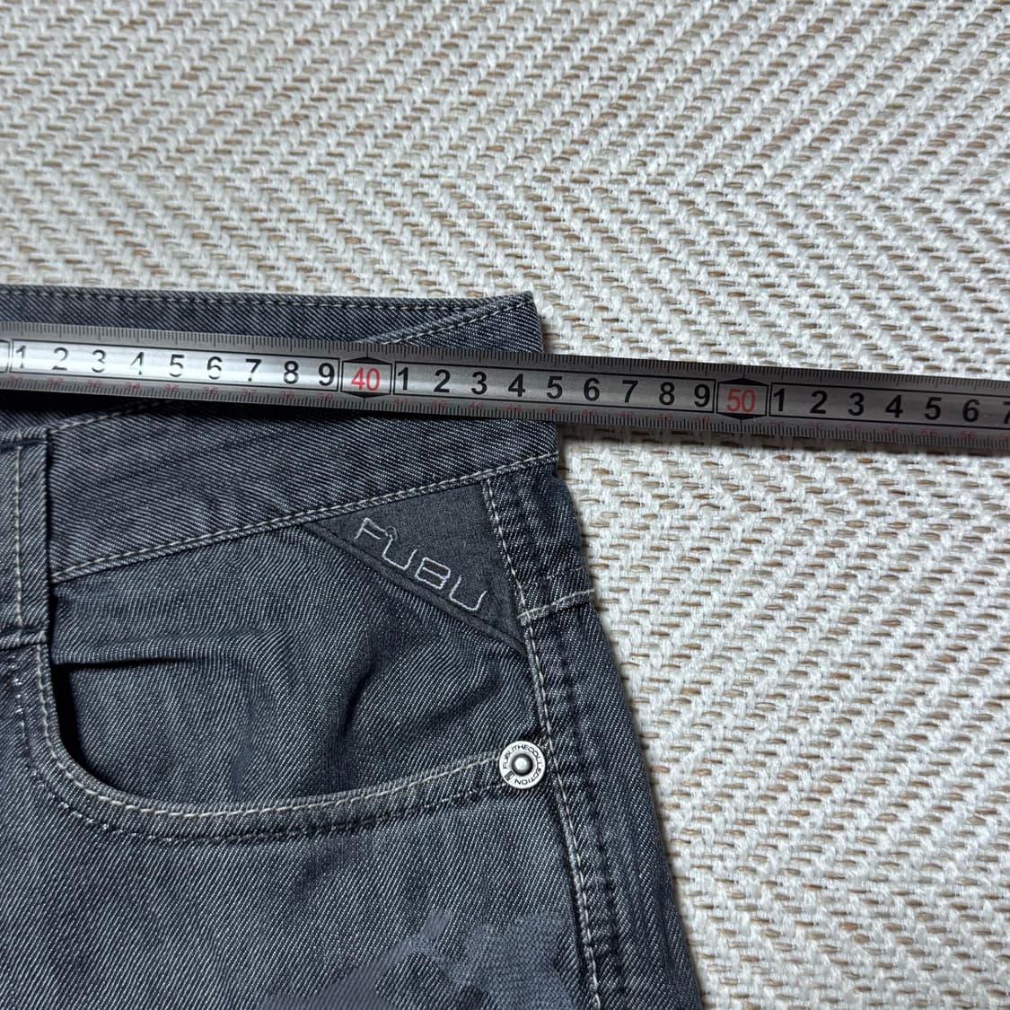 (33) FUBU 후부 데님 반바지 상품이미지7