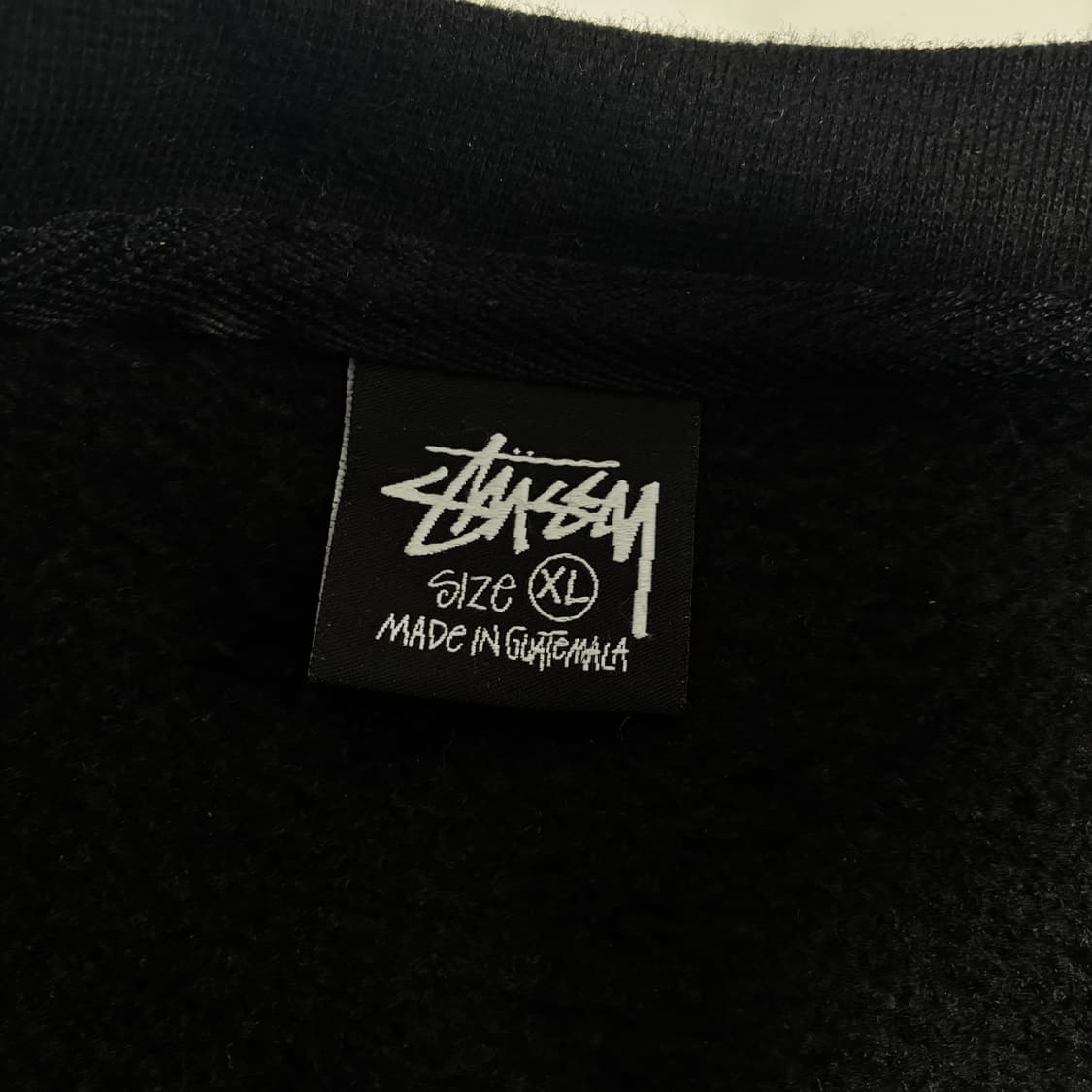 Stussy  스투시 베이직 스탁로고 블랙 맨투맨  상품이미지6