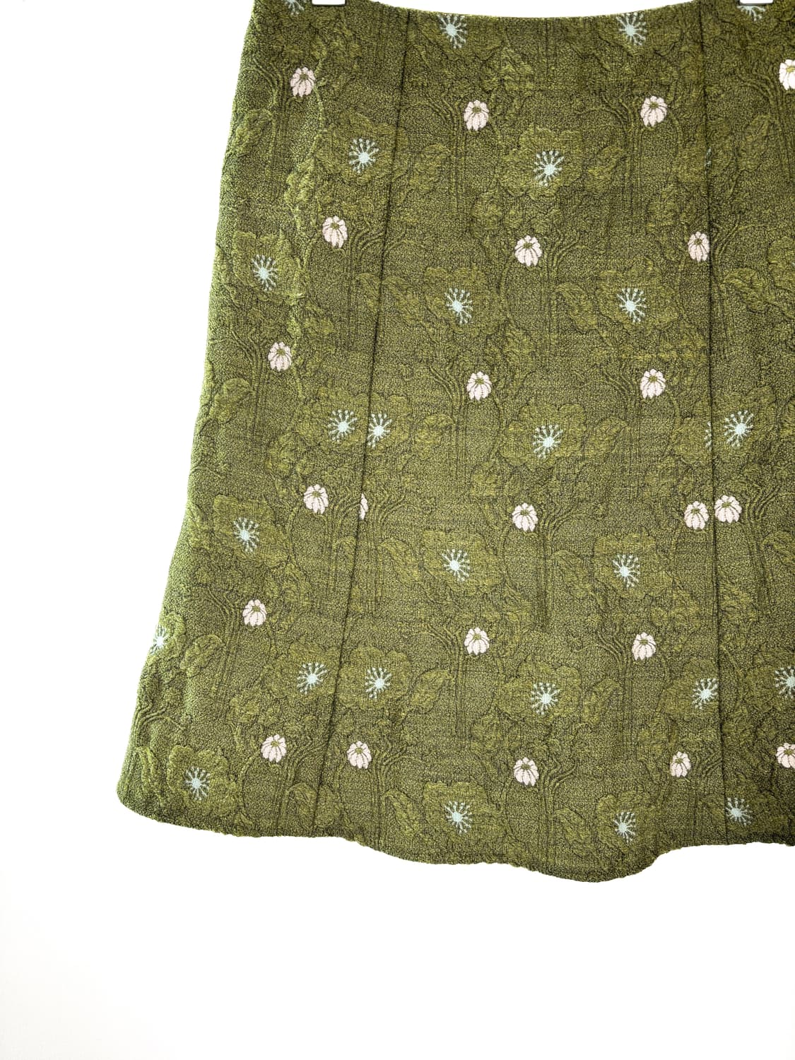 엠포리오 아르마니 플라워 엠보싱 울 스커트 상품이미지3