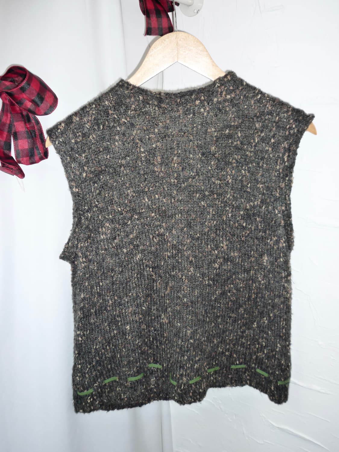 Deep forest knit vest 상품이미지5