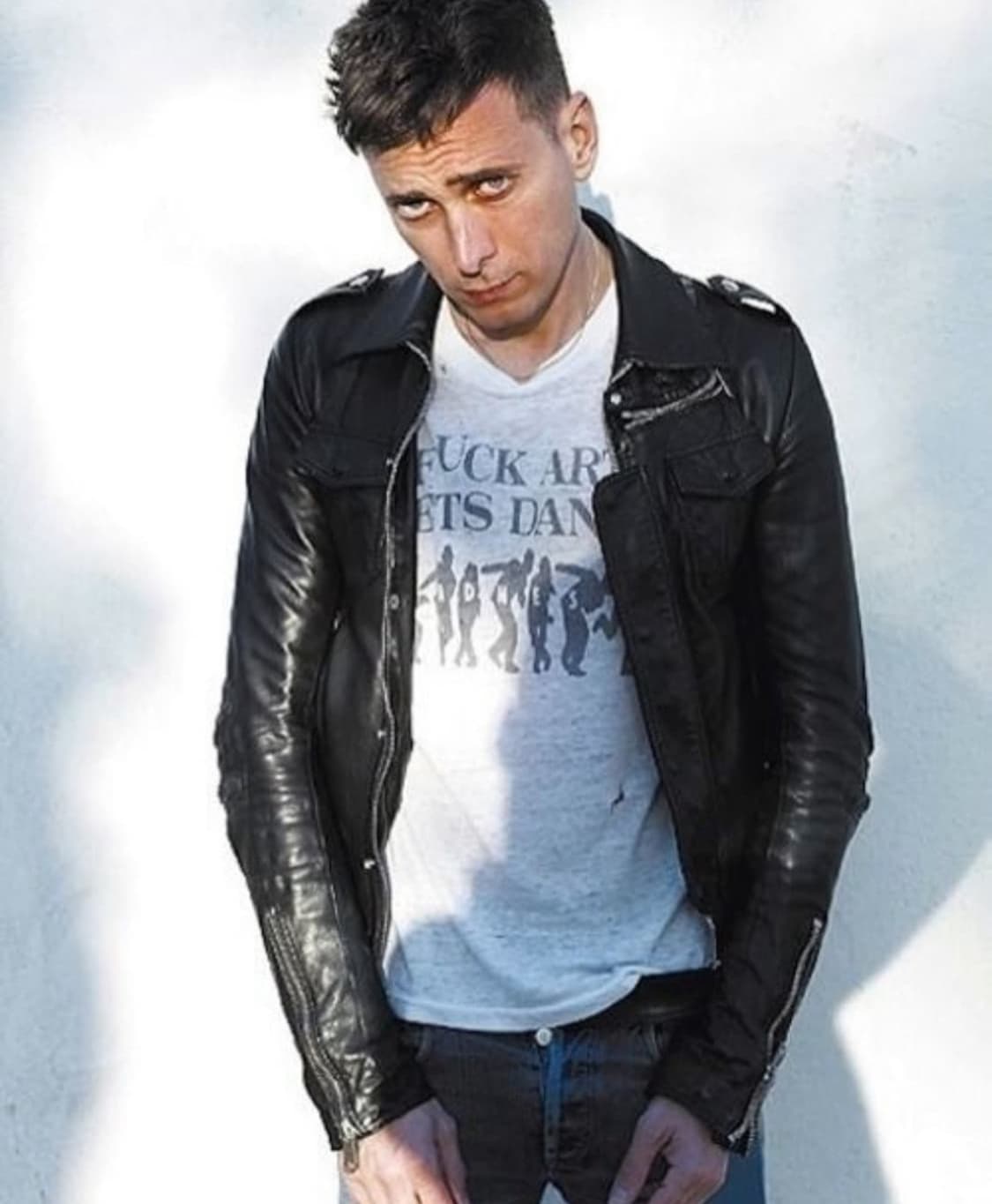 Stud homme lambskin leather jacket 상품이미지8