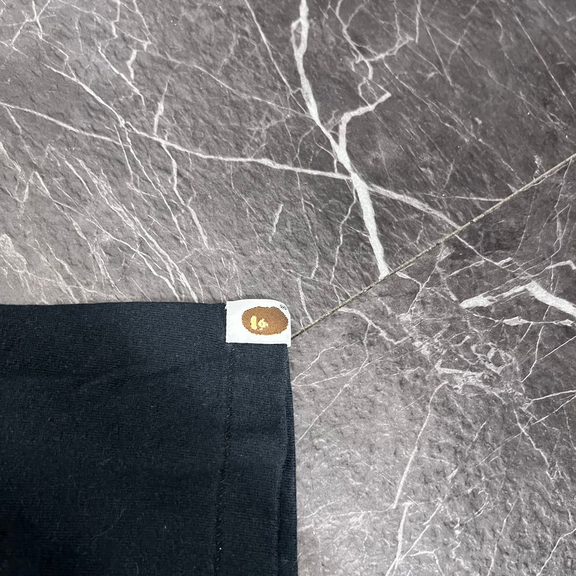 베이프 카모 사루 헤드 반팔 블랙 상품이미지7