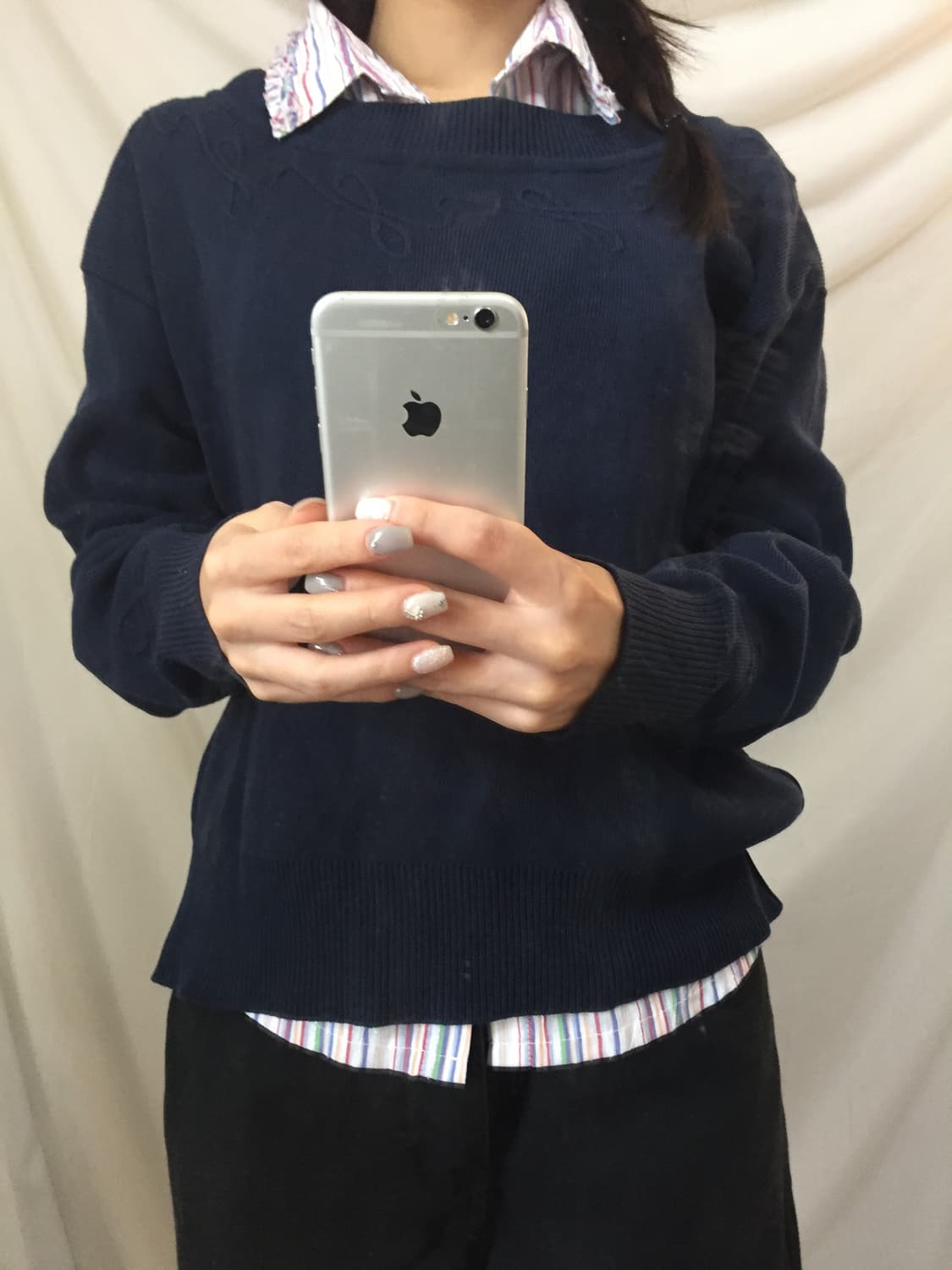 남색 니트 상품이미지7