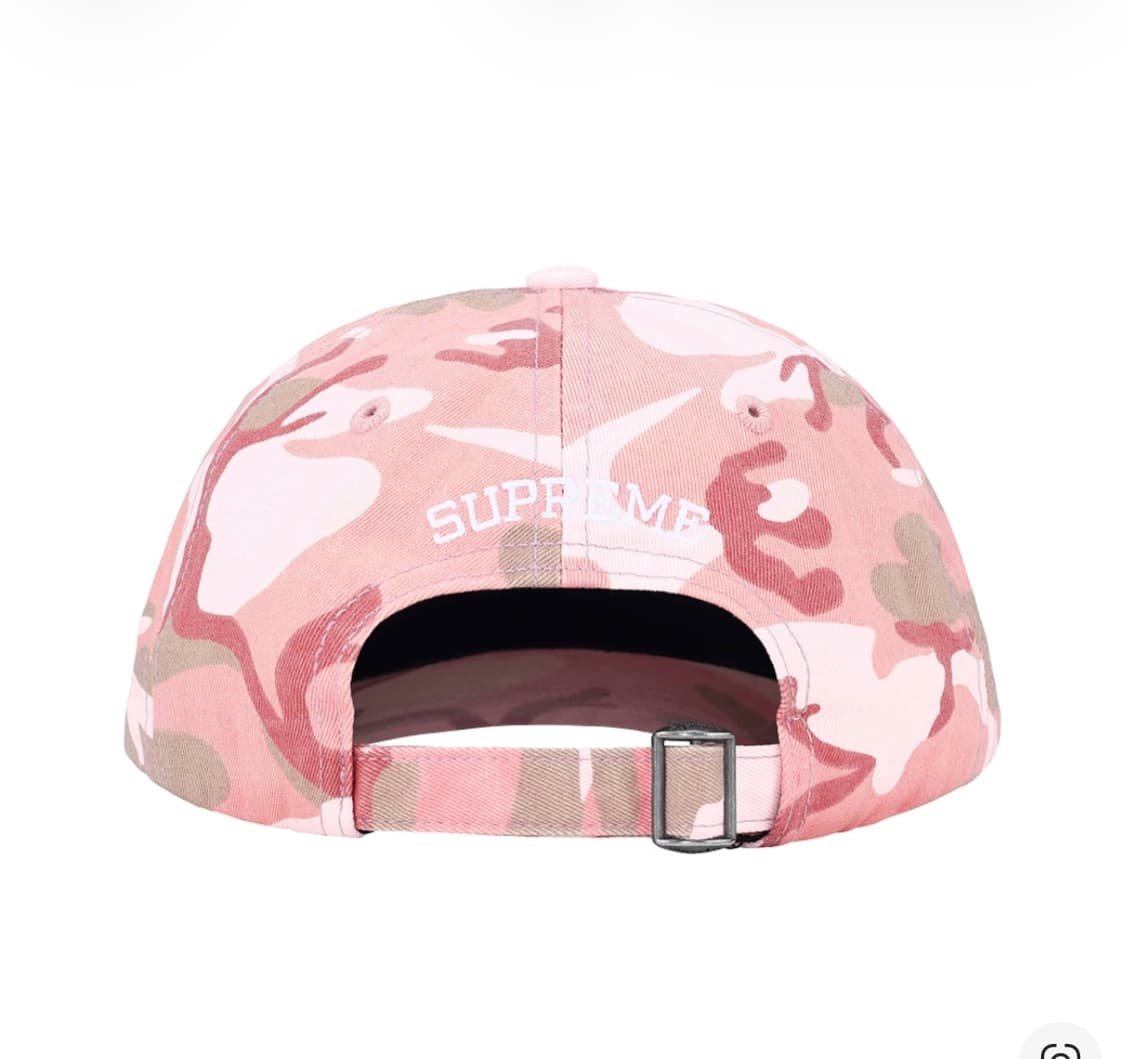 슈프림 피그먼트 코티드 S로고 6 패널 핑크 카모-25ss 상품이미지2