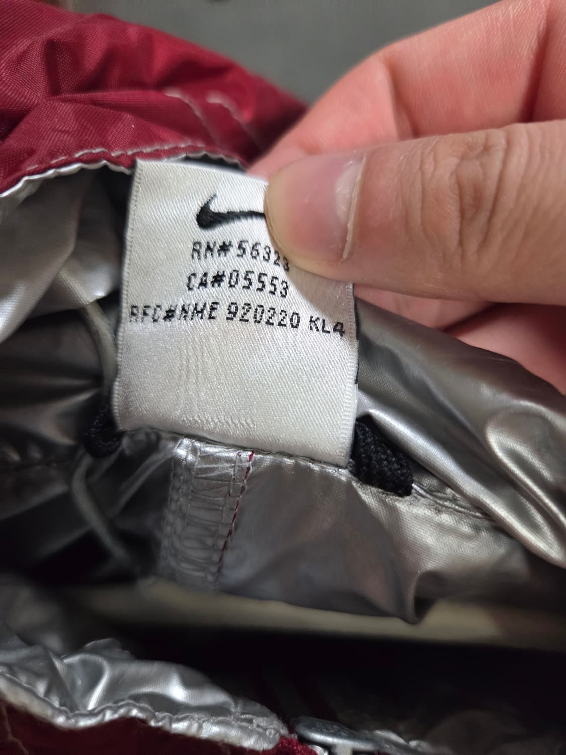 올드 나이키 남성 후드 아노락 L 상품이미지3