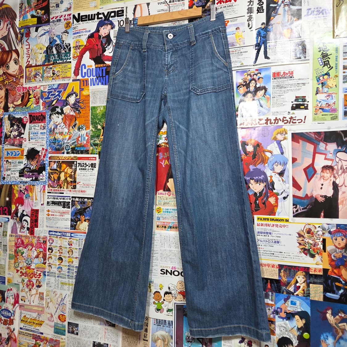 로우라이즈 중청 부츠컷 데님 팬츠 상품이미지2