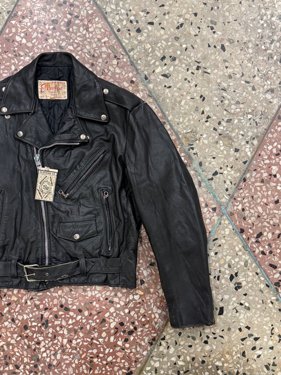 70s Excelled 더블 라이더자켓 (42) 상품이미지5