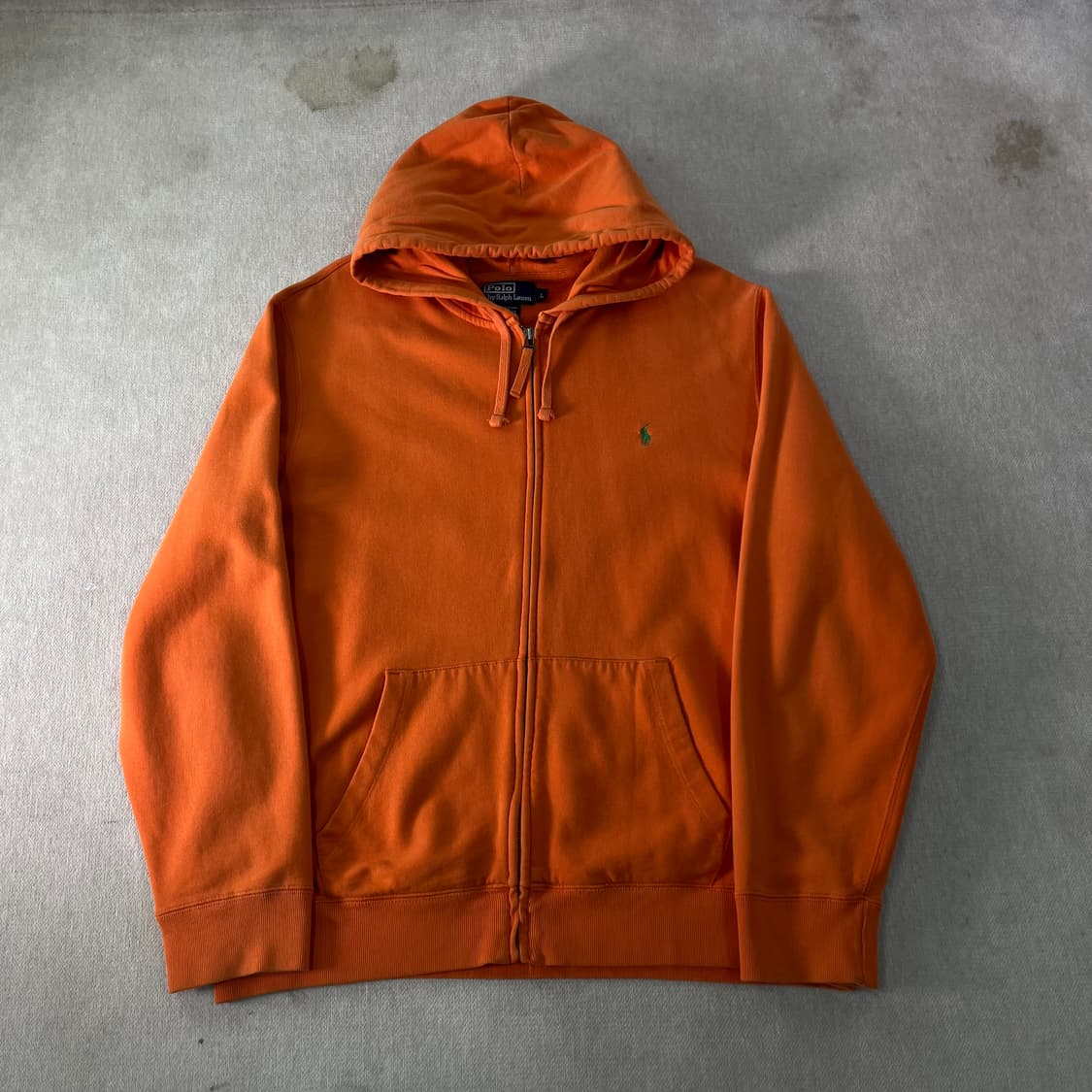 100 폴로랄프로렌 스몰포니 오렌지 후드집업 상품이미지1