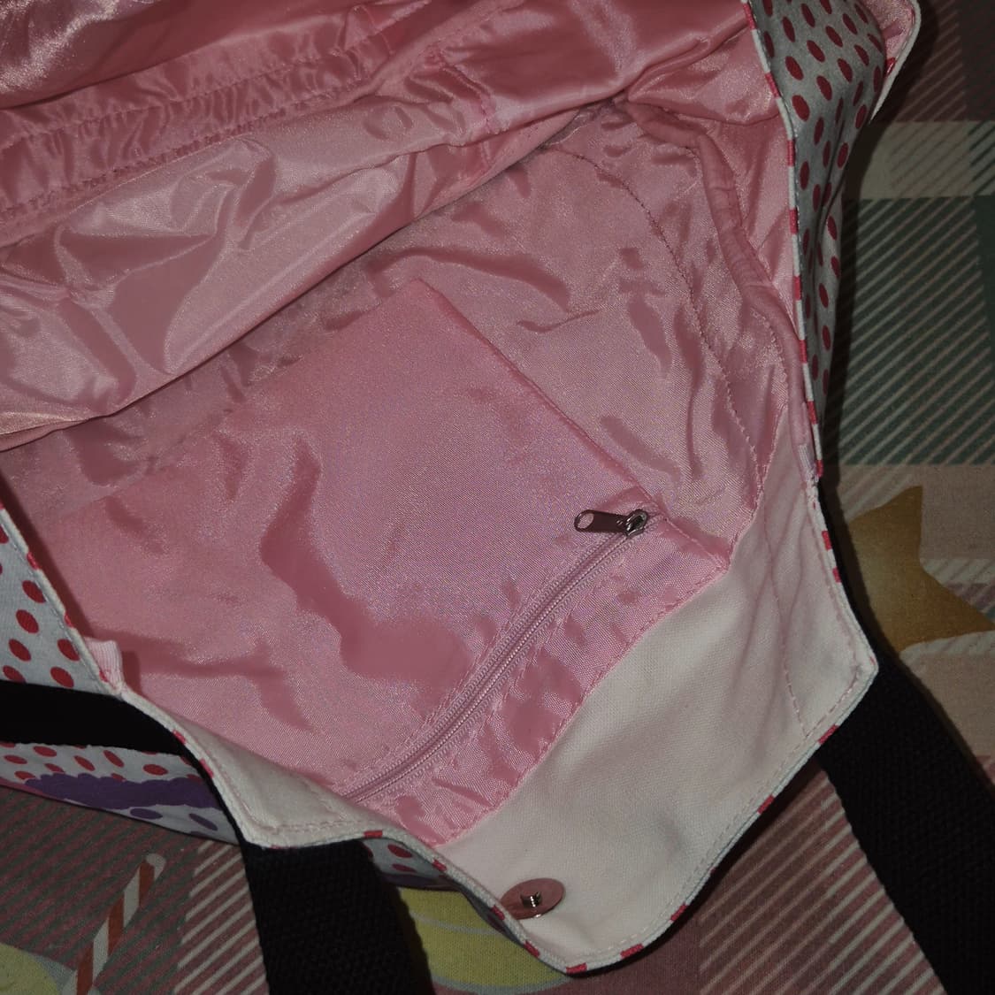 11s 헬로키티 비비드 래빗 도트 2way 빅 쇼퍼백 상품이미지10