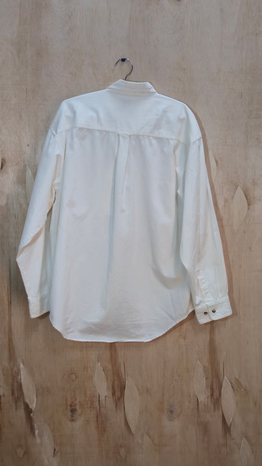 빅사이즈 화이트 코튼 셔츠  상품이미지2