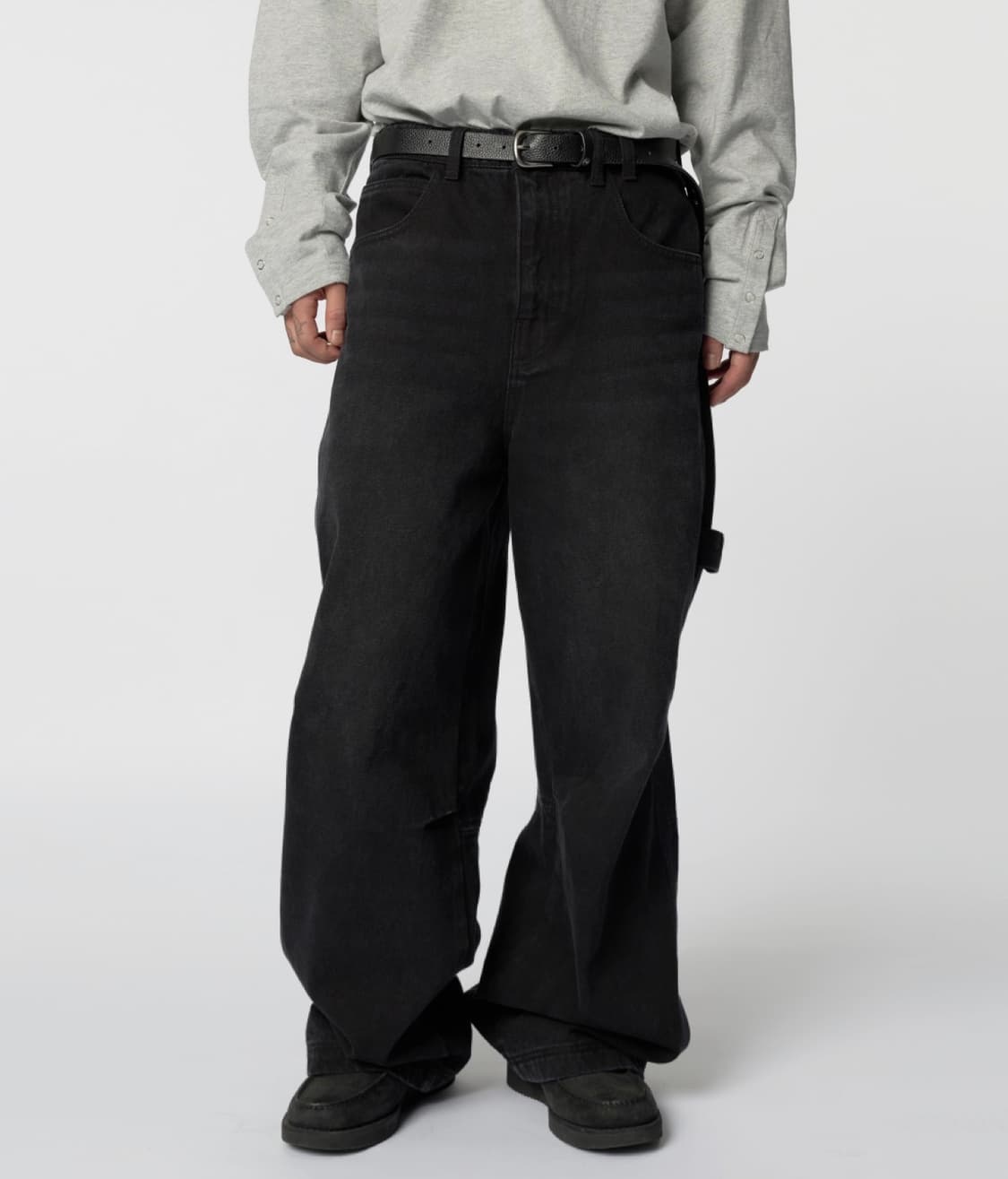 ETCE (BASE) CARPENTER DENIM PANTS (BLACK 상품이미지1