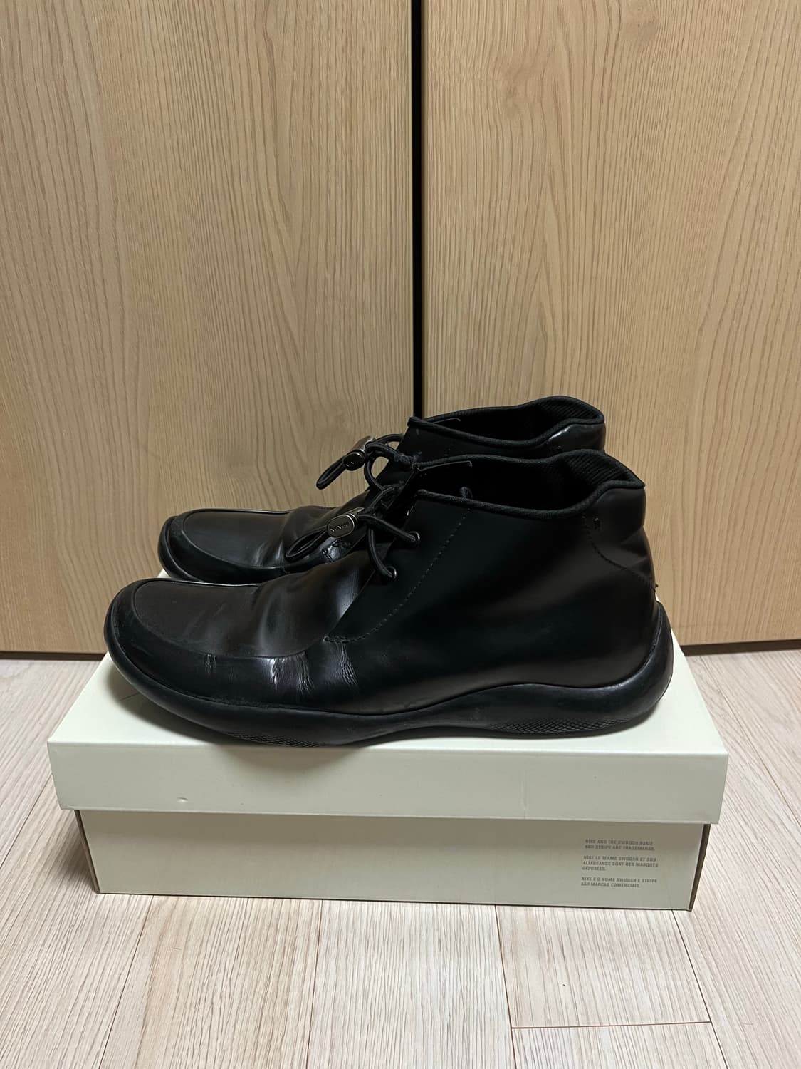 프라다 스포츠 레더 부츠 상품이미지1