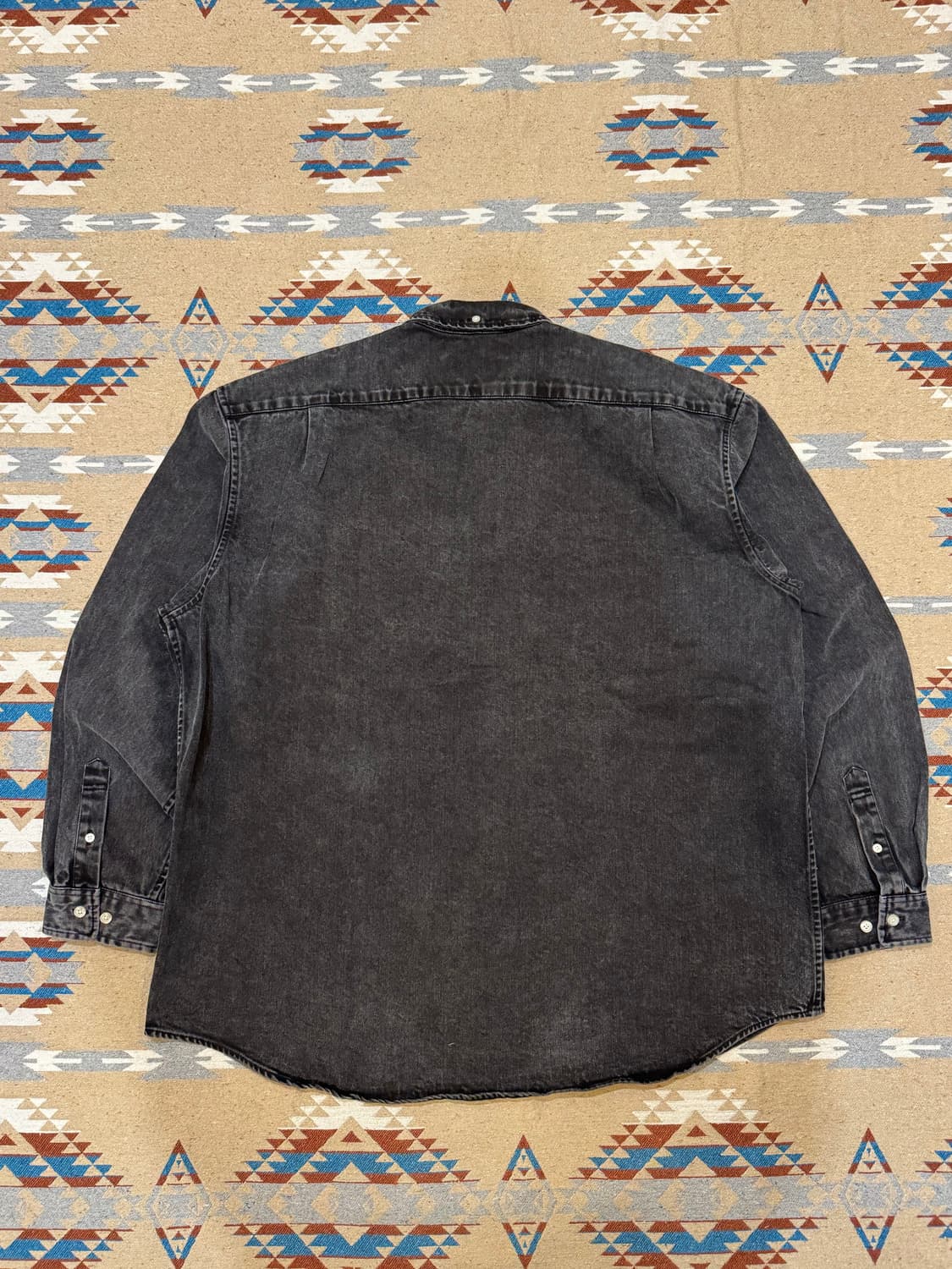 [XL] 슈프림 스몰박스 데님 셔츠 블랙 25FW 상품이미지4