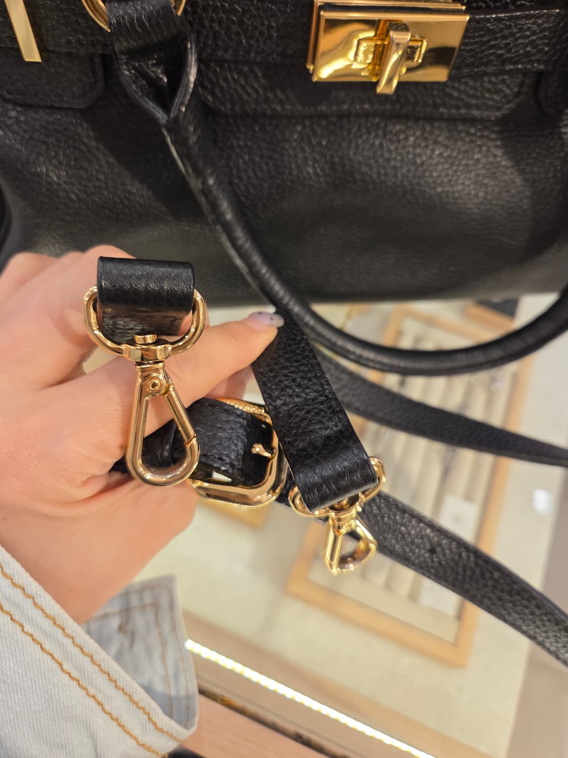 더블엠 레더 버킨백 상품이미지6