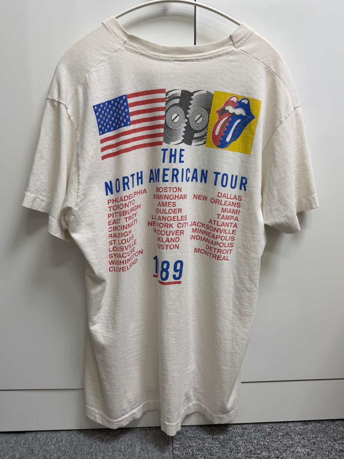 Rolling Stones 80s 북미투어 티셔츠 상품이미지2