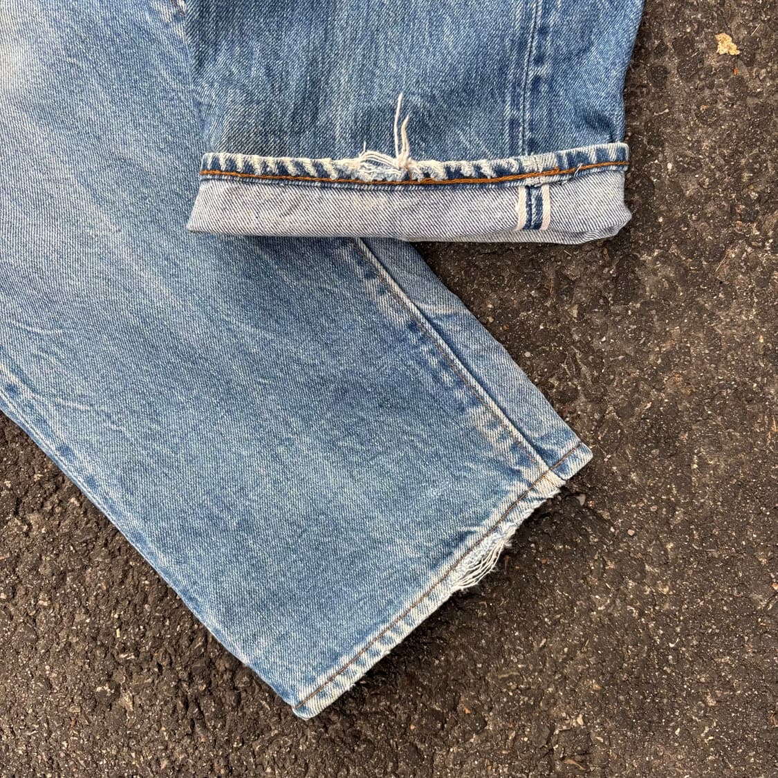 66후기 80년대 미국 리바이스 501 스몰e 셀비지 상품이미지8