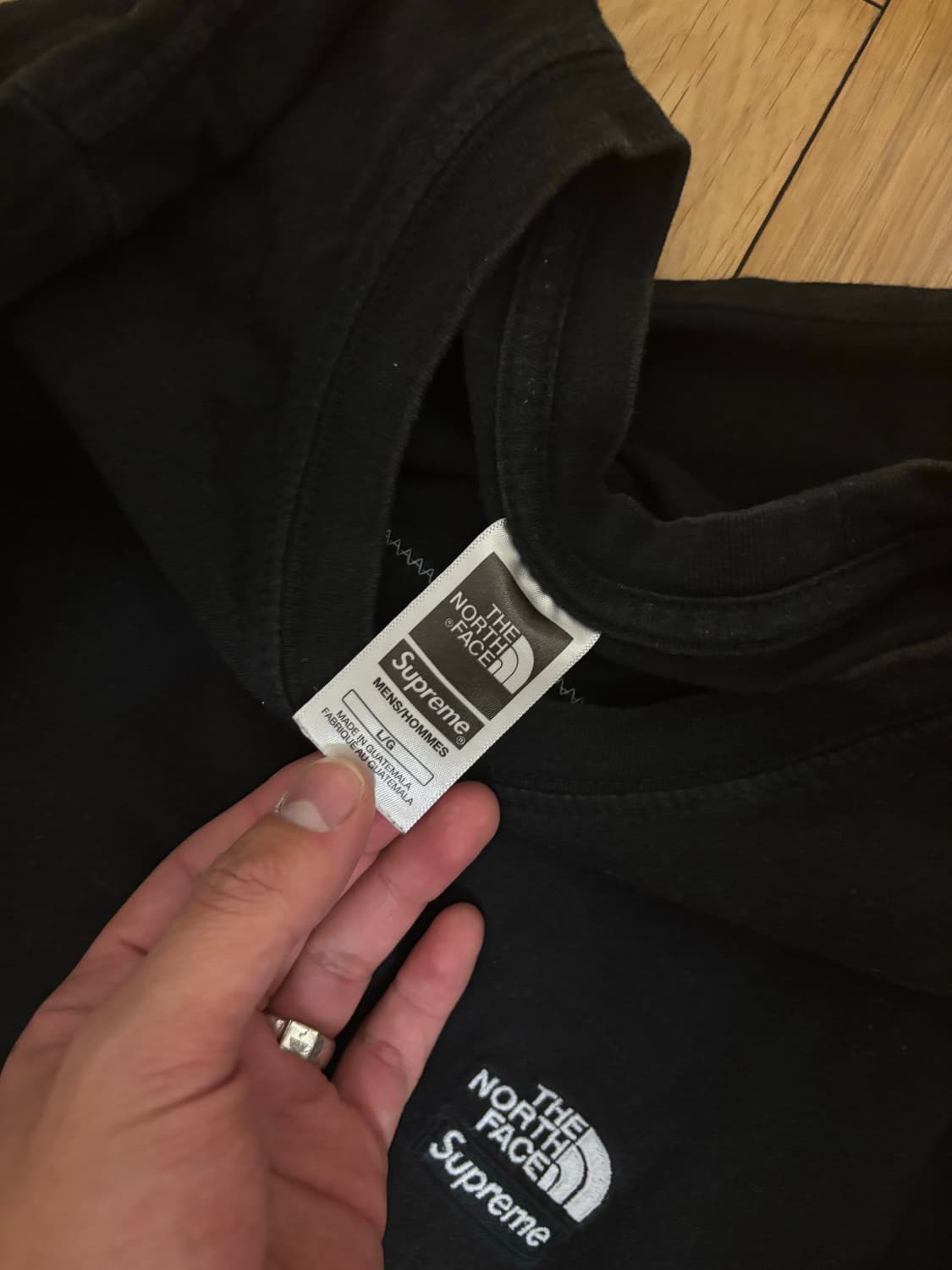 슈프림 x 노스페이스 반팔 (L) 상품이미지3